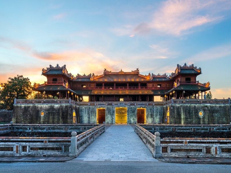 The Imperial city of Hue (source: Vietnam tour)
