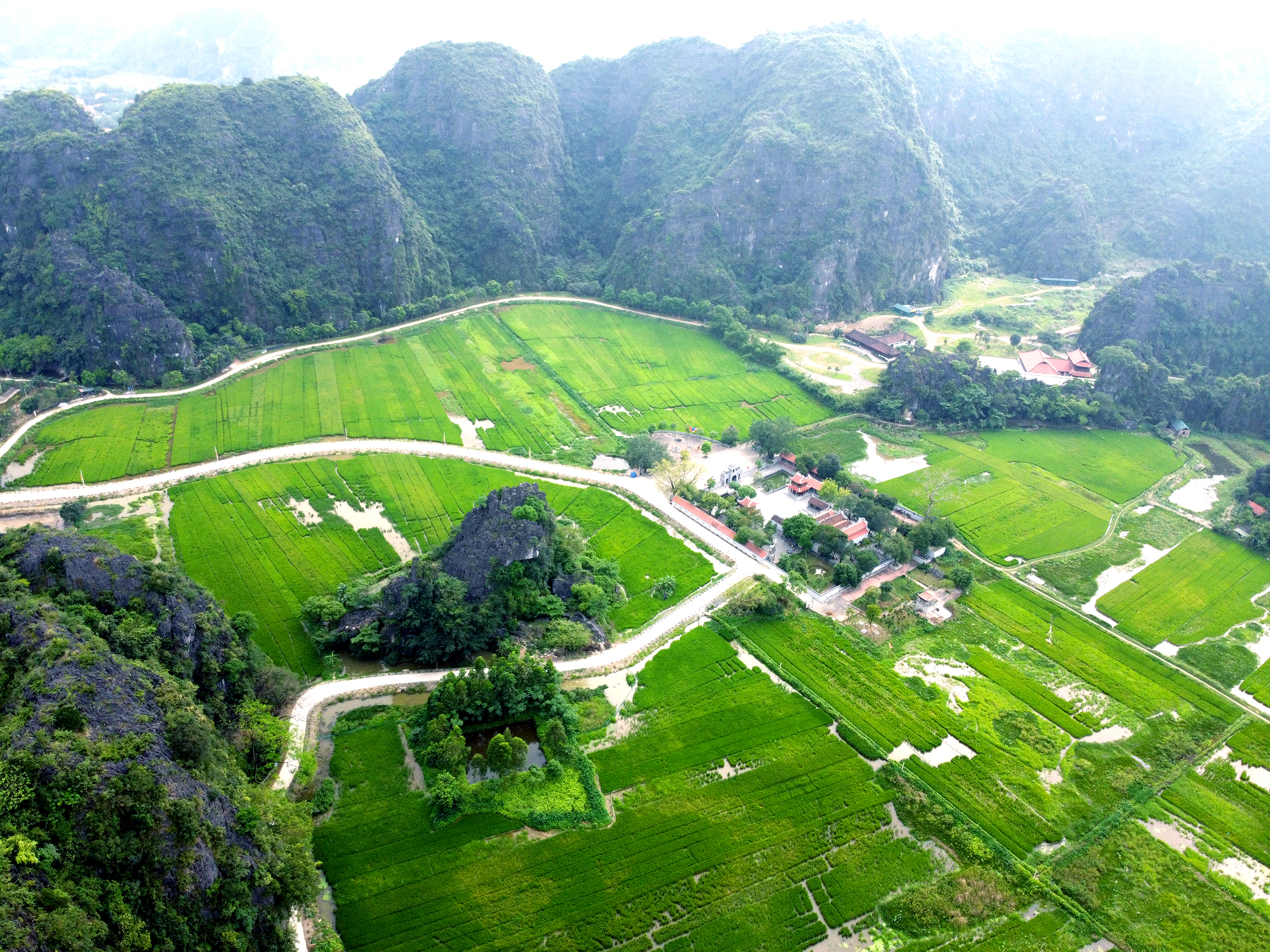 Ninh Binh bird flycam_asiapcifictraveldotvn