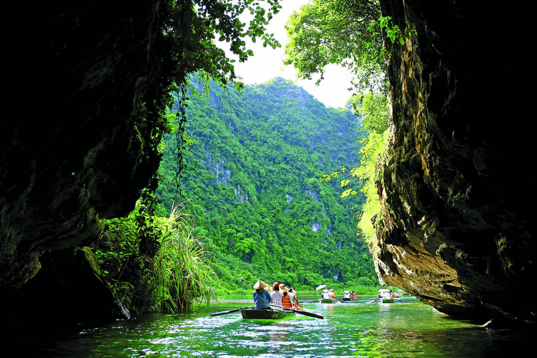 Ninh Binh is famed for its towering limestone mountains that change color with the seasons. (Source: Vietnam Travel)