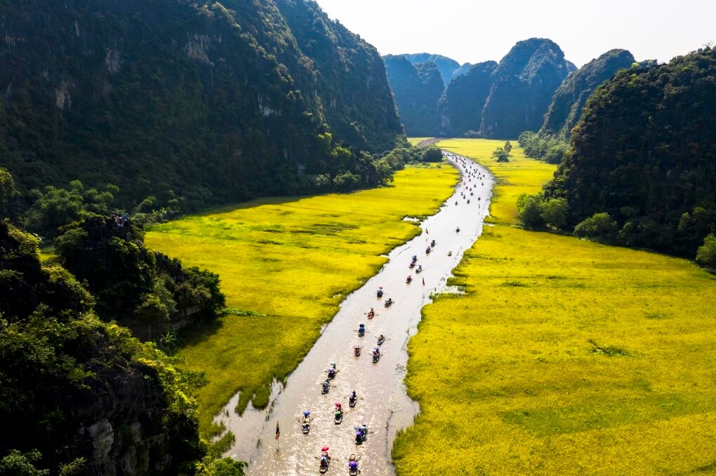 Gliding down the Ngo Dong River on a serene boat ride (Source: Say Hello Vietnam)