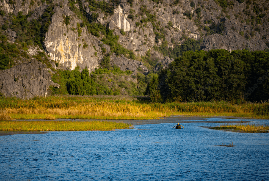 Van Long Lagoon known as a filming location for Kong: Skull Island (Source: Stock)