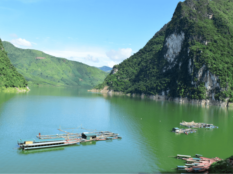 Overview of Da river (source: Du lich Dien Bien