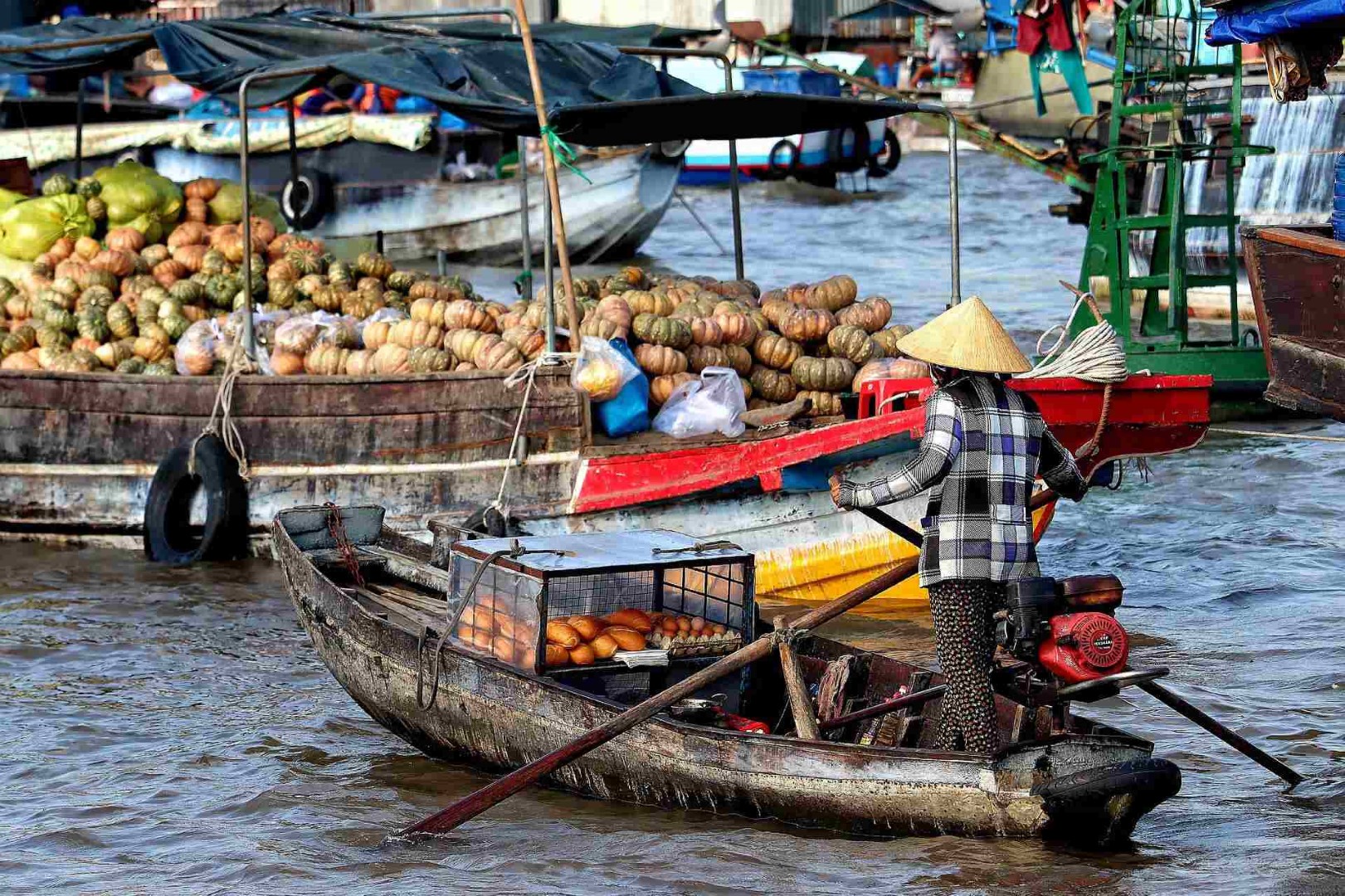 How to get to Cai Rang floating market (Source: Tourista)