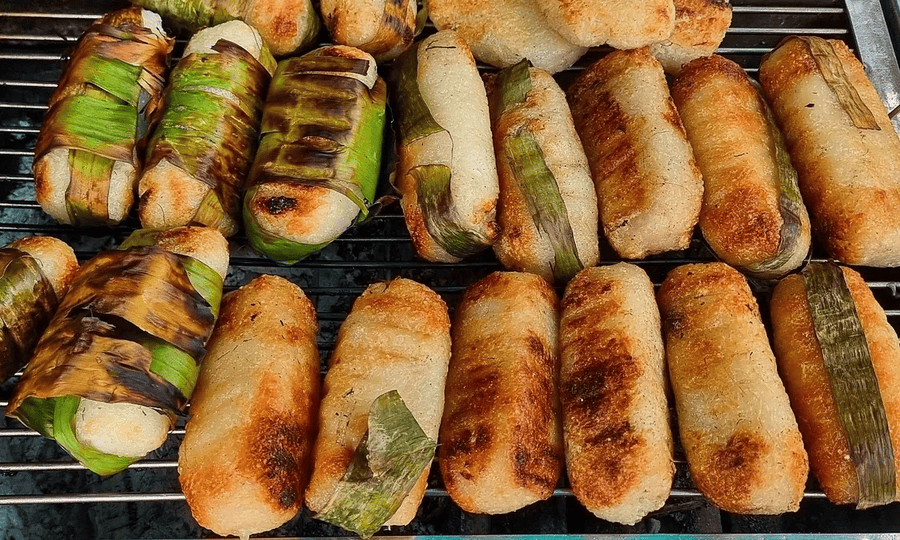 Can Tho grilled sticky rice banana (source: can tho logistic)