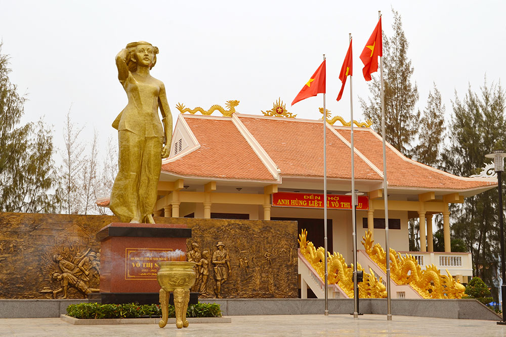 Pay respects at the Vo Thi Sau Monument