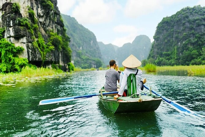 The boat tour at Tam Coc Wharf is the highlight of the experience (source: tripadvisor)