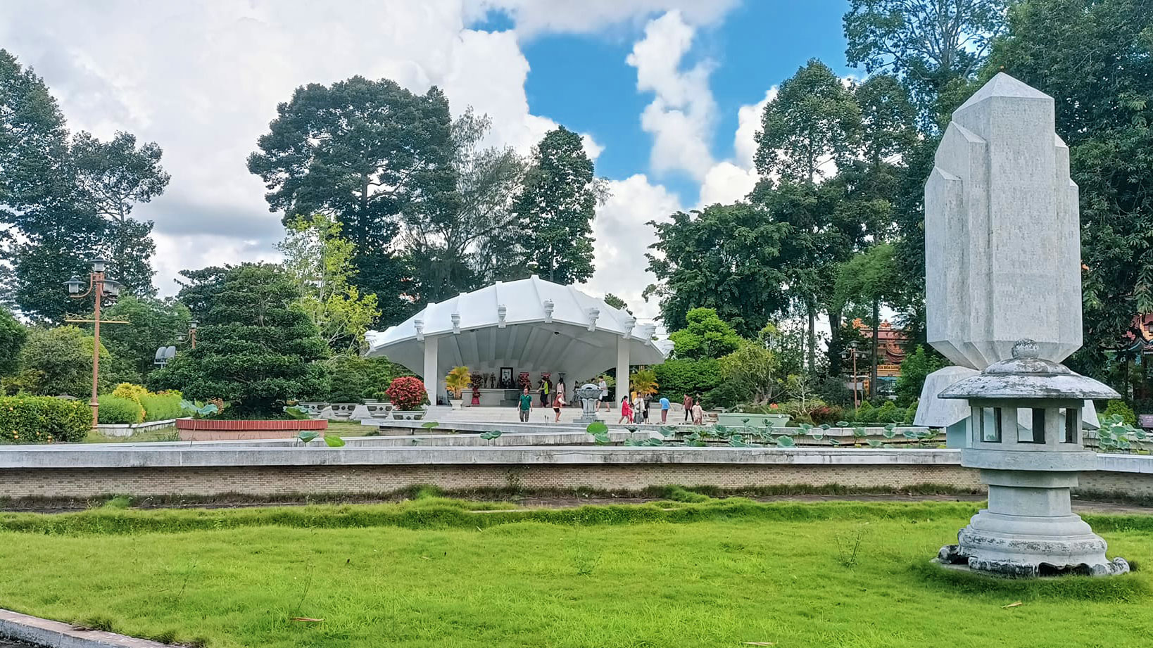 The tomb of Nguyen Sinh Sac