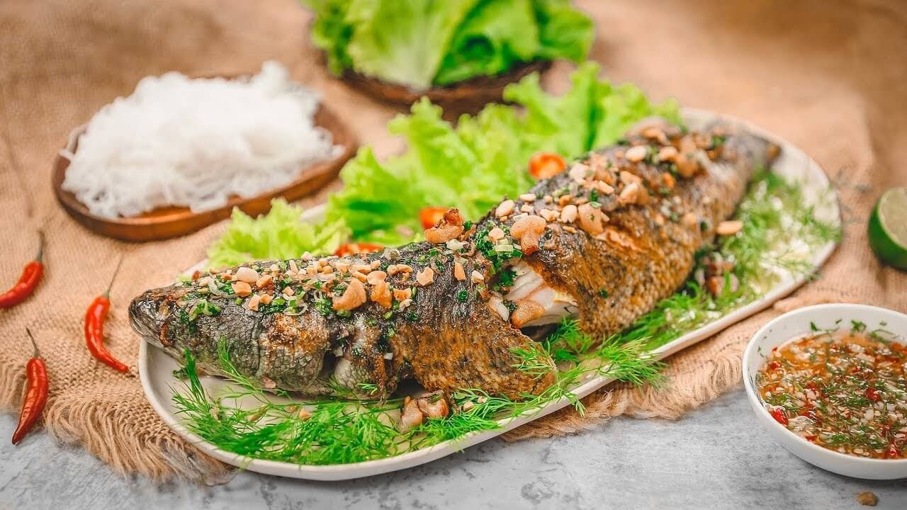 Grilled snakehead fish (source: huynh duc hotel)